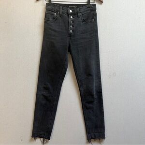 Denim Forum Aritzia Yoko High-Rise Organic Cotton Jeans Sz 25